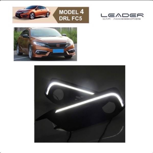 12V GÜNDÜZ SÜRÜŞ LEDİ (MODEL 4) HONDA CIVIC 2017> (2 AD)