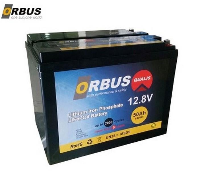 ORBUS 12V 50 AH ELEKTRİKLİ BİSİKLET AKÜSÜ LITHIUM IRON AKÜ (LIFePO4 BATTERY) (223*150*175) (6.8 KG)