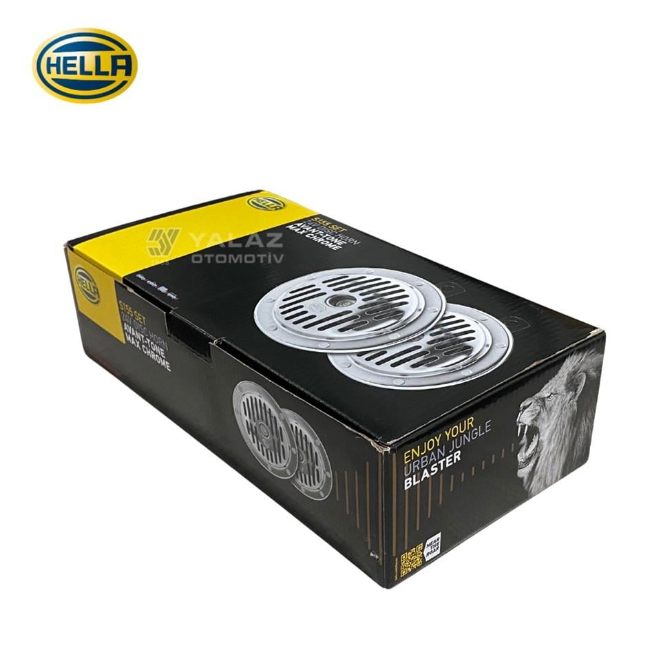 HELLA 24V DİDİT KORNA SÜPERTON 300/400 HZ (KROM) (91 MM) (TAKIM)