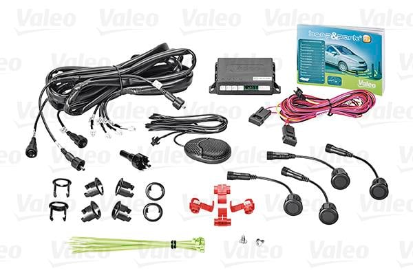 VALEO PARK SENSÖRÜ SES İKAZLI (4 GÖZLÜ) (ÖN) SİYAH