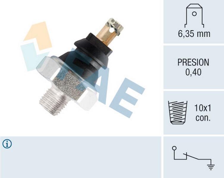 FAE YAĞ MÜŞÜRÜ (0.40 BAR) (M10X1) (KONİK İNCE DİŞ)