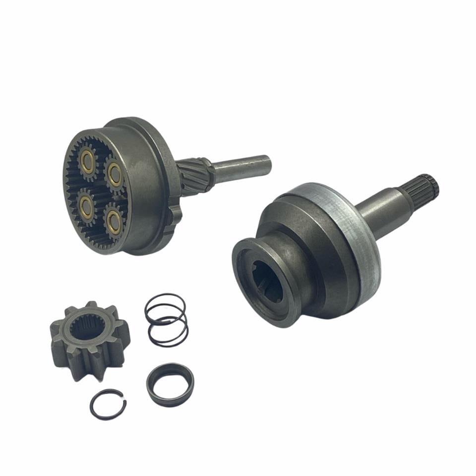 MARS REDÜKTÖR DİŞLİ MİLİ (PLANET) + MARŞ DİŞLİSİ 9 DİŞ MITSUBISHI TİPİ (MİL ÇAPI:20 MM)