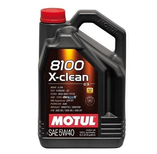 MOTUL 8100 X-CLEAN 5W-40 C3 MOTOR YAĞI 100% SYNTHETIC (5 LT)
