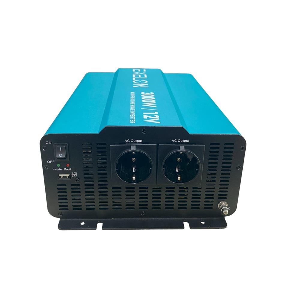 EXELON 12V DC > 220V AC İNVERTER 3000W (MODİFİYE)