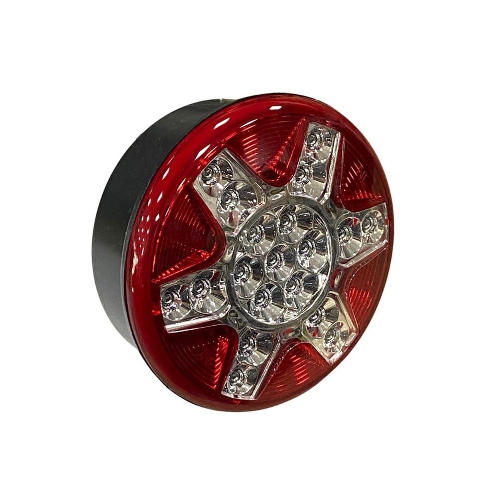 12V ARKA SİS LAMBASI LEDLİ (YUVARLAK) GÜLERYÜZ COBRA-MITSUBISHI-OTOKAR-TEMSA (122 MM)