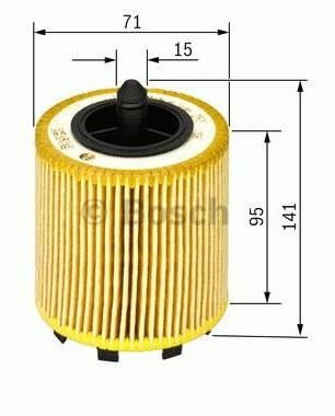 BOSCH YAĞ FİLTRESİ AUDI-SEAT-SKODA-VW