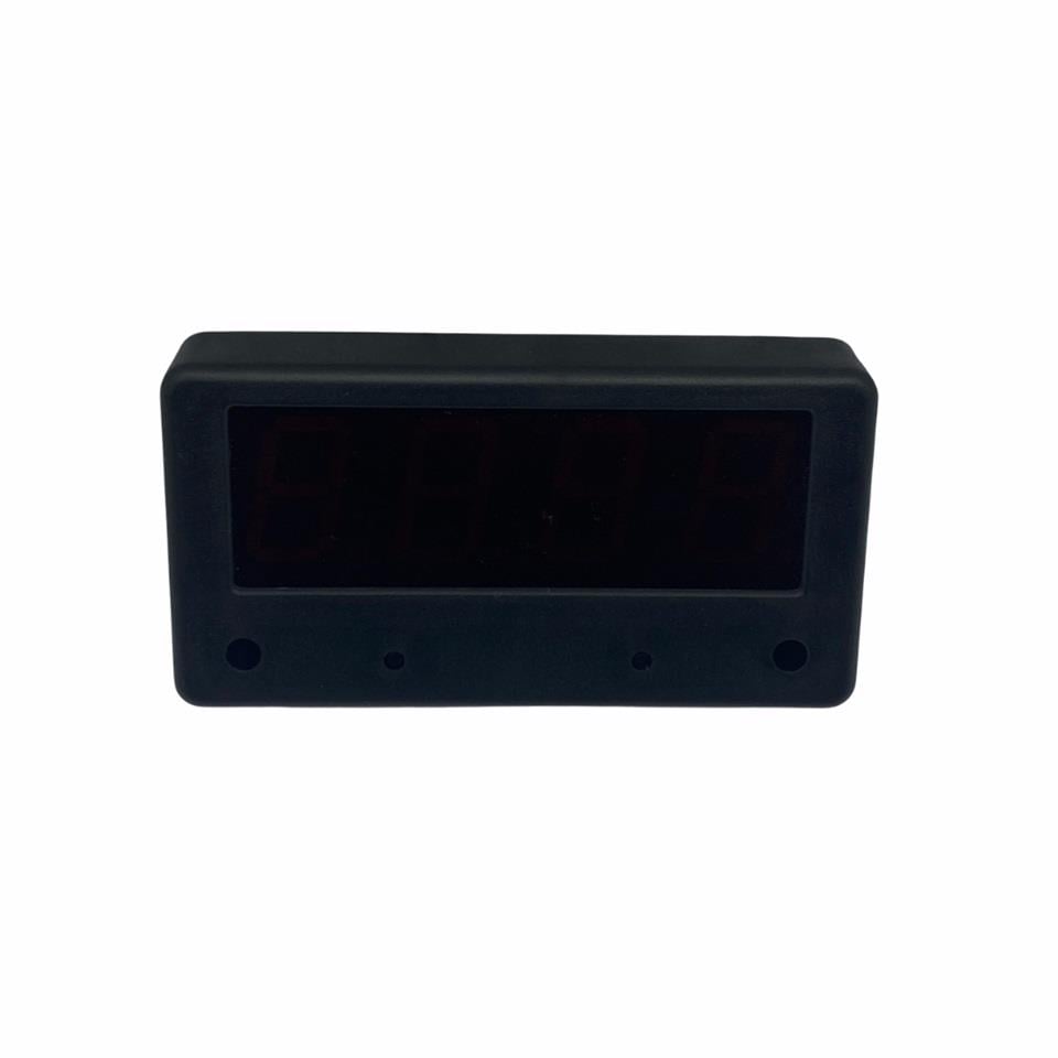 SANEL 12V-24V DİJİTAL ZAMAN SAATİ (İÇ VE DIŞ TERMOMETRELİ) (118*62*21 MM)