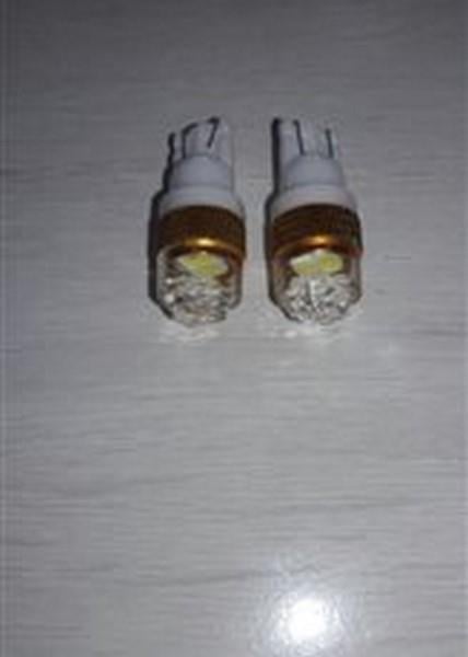 12V DİPSİZ T10 (2 LEDLİ) BEYAZ 6000K (KRISTAL CAM) (MERCEKLİ)(2 AD)