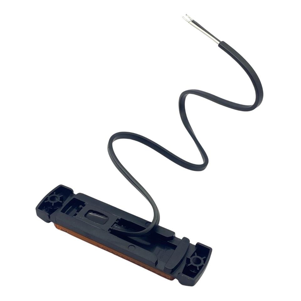 FRISTOM 12V-24V YAN İKAZ LAMBASI (SİDE MARKER) LEDLİ SARI KRONE TİP DORSE (130*32 MM) E9
