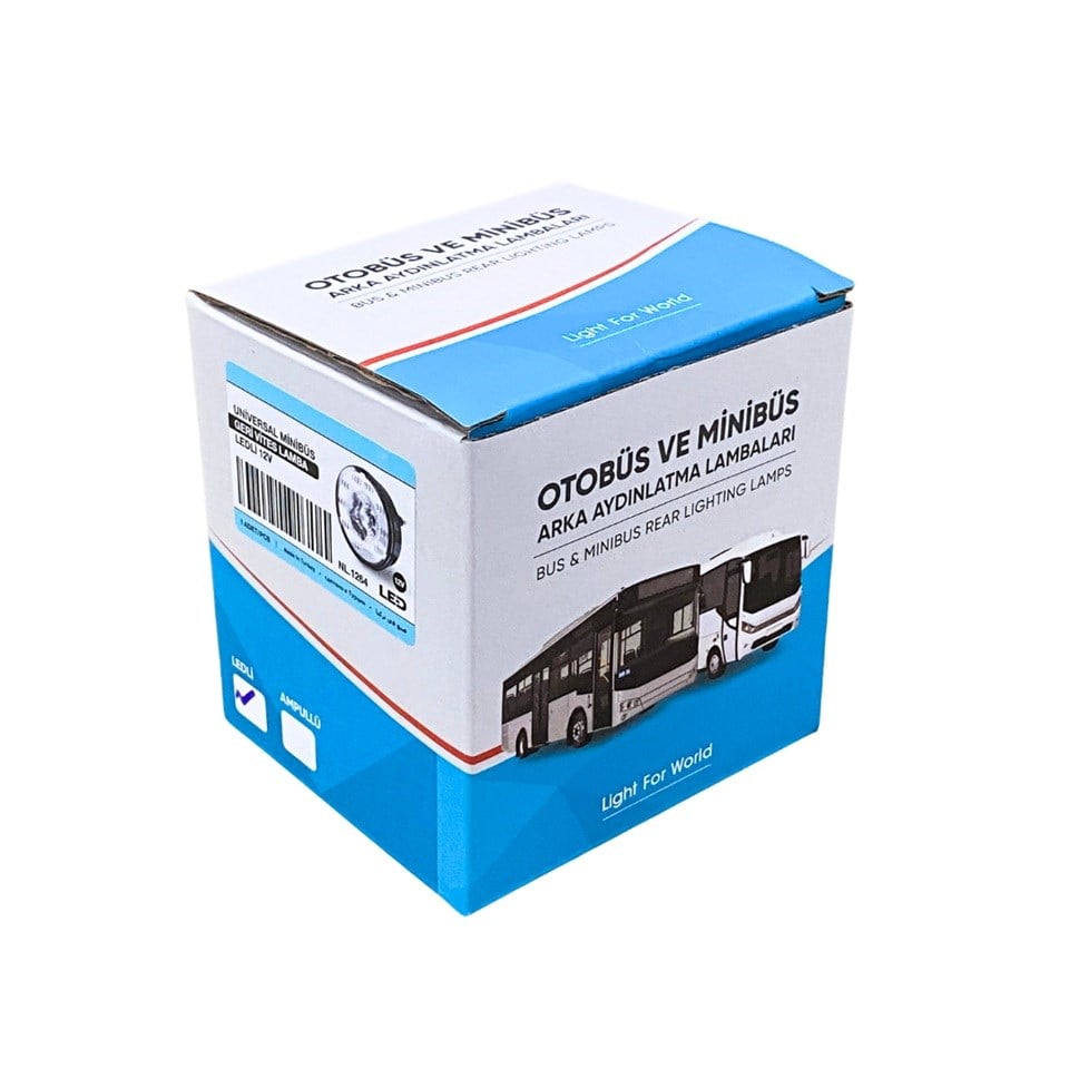 12V GERİ VİTES LAMBASI LEDLİ (SOKETLİ) (98 MM)