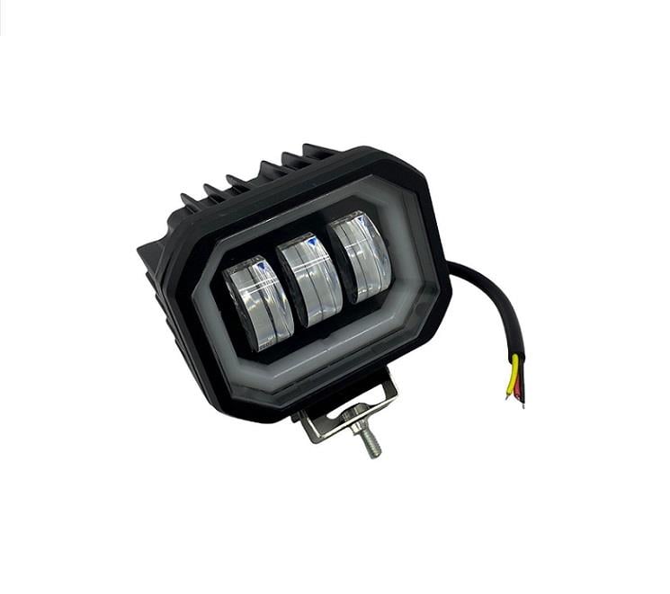 10V-30V LED LAMBA OFF-ROAD 2 FONKSİYONLU 30W 6000K ANGEL KARE (55 MM)