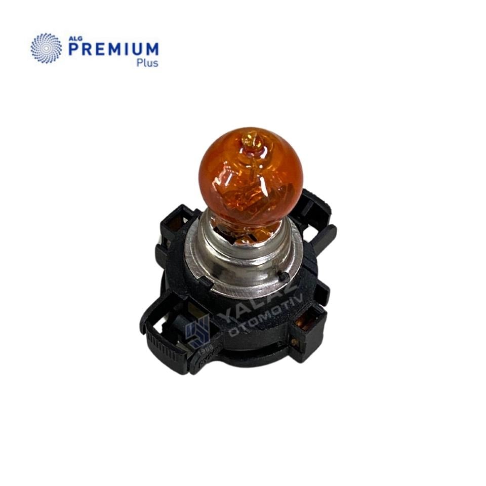 PREMIUM 12V SİNYAL AMPULÜ SOKETLİ SARI PY24W