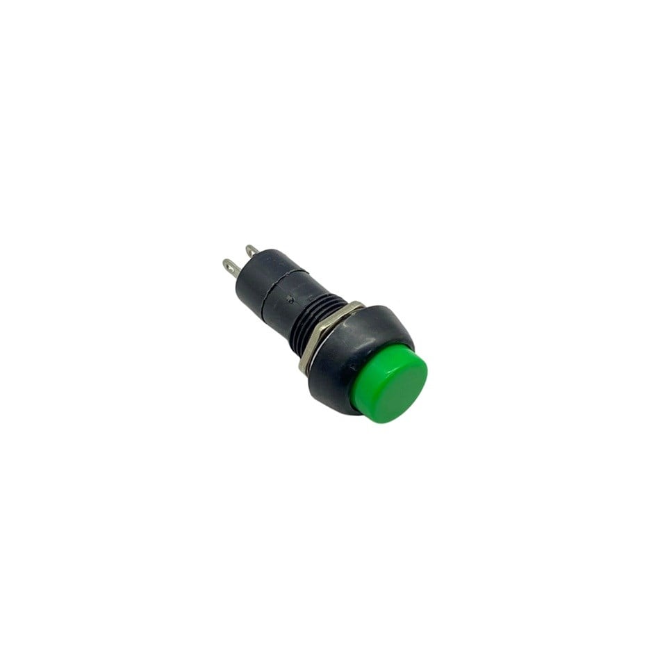 MİNİ BUTON PLS (KALICI) (ON-OFF) (12 MM) YEŞİL