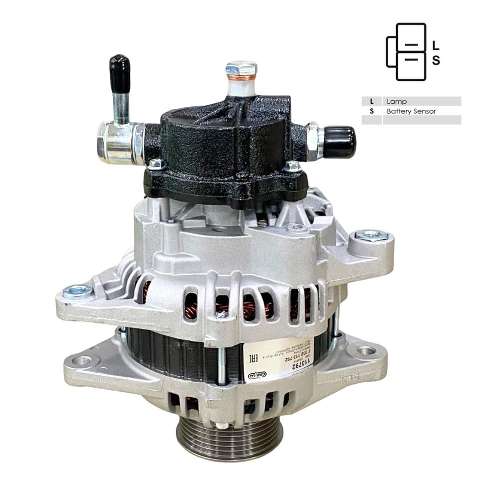 12V ALTERNATÖR DİNAMO VAKUMLU MITSUBISHI TİPİ 110 A HYUNDAI H1/KIA SORENTO 2.5 CRDI 2002-2006