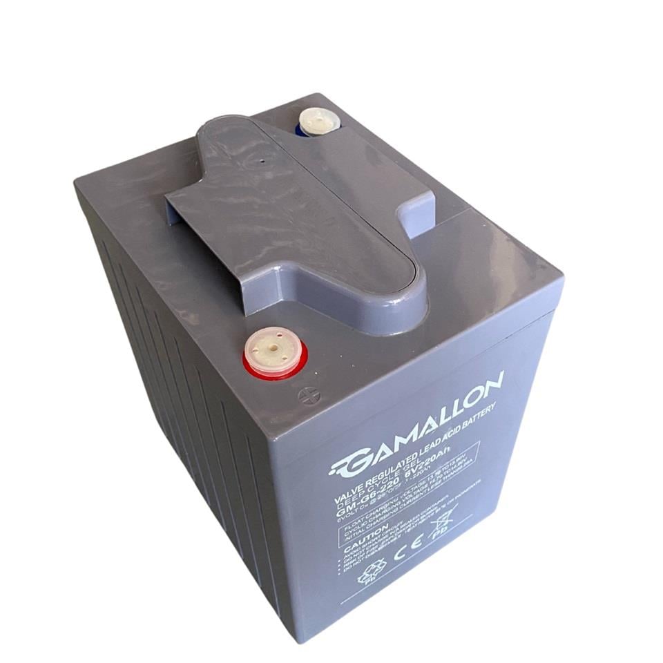 GAMALLON 6V 220 AH DEEP CYCLE JEL AKÜ (245*187*275)
