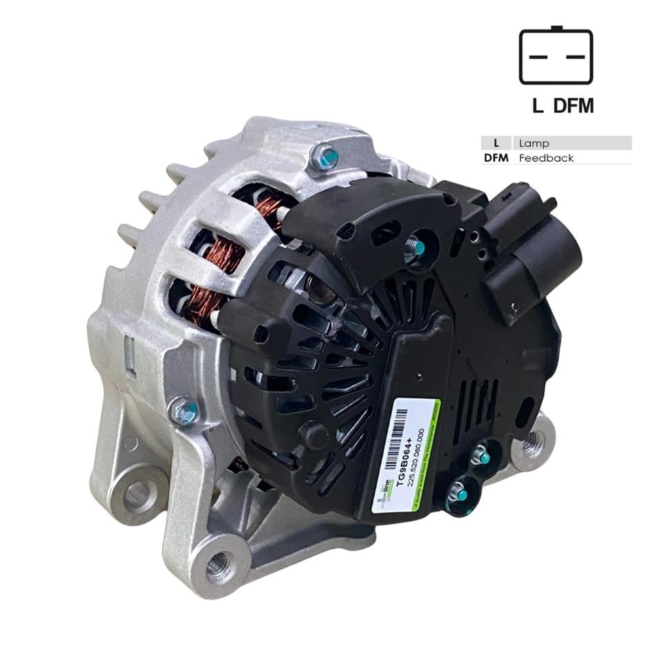 12V ALTERNATÖR DİNAMO 80 A (L-DFM) (4 AYAK) CITROEN BERLINGO-FIAT FIORINO-PEUGEOT BIPPER