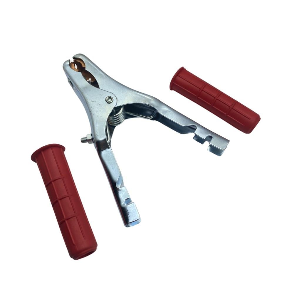 MTA AKÜ TAKVİYE MAŞASI (BAKIR ATKILI) (BOY:220 MM) (600 A) KIRMIZI