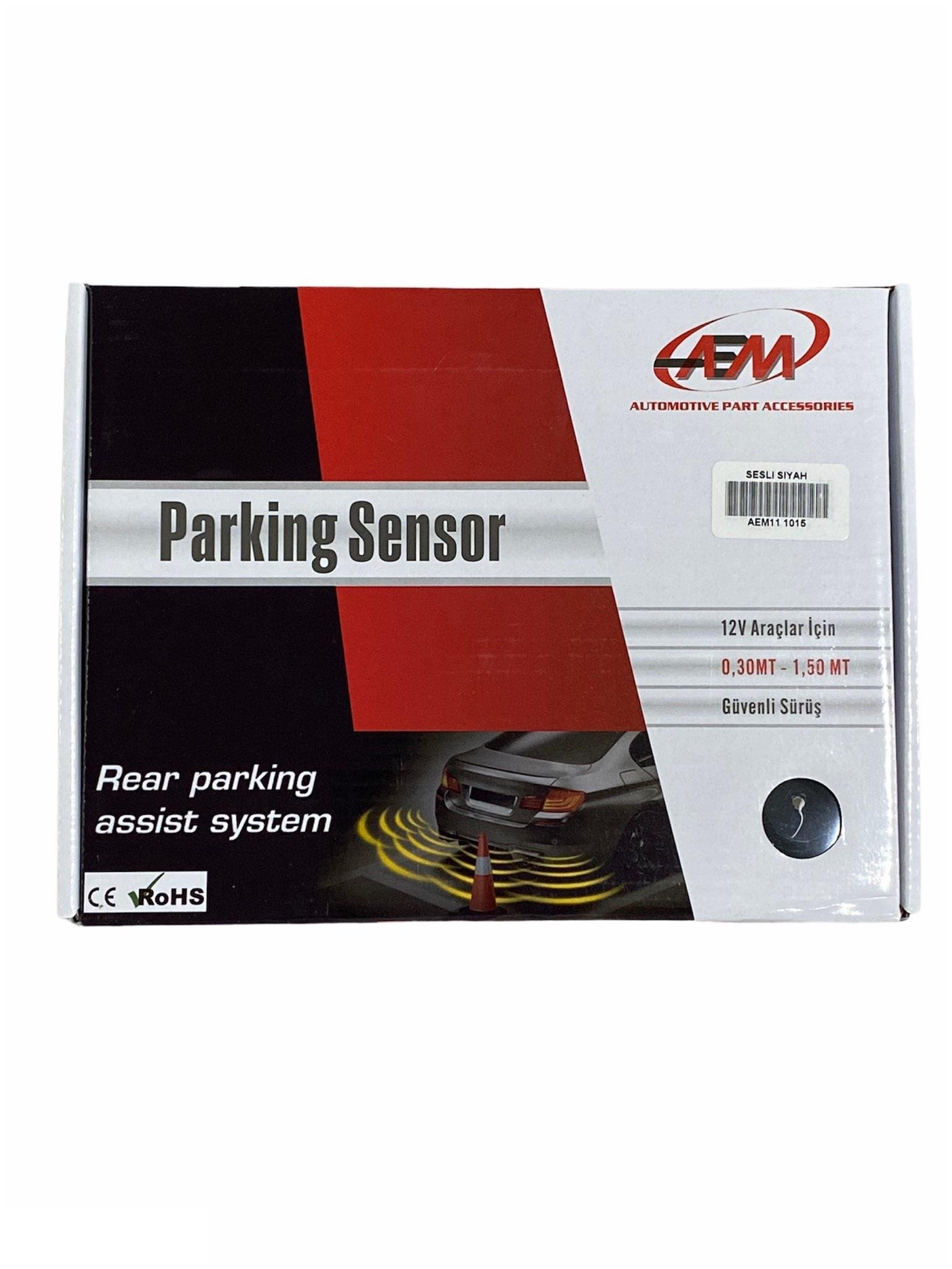 PARK SENSÖRÜ SES İKAZLI (OEM TİPİ) SİYAH
