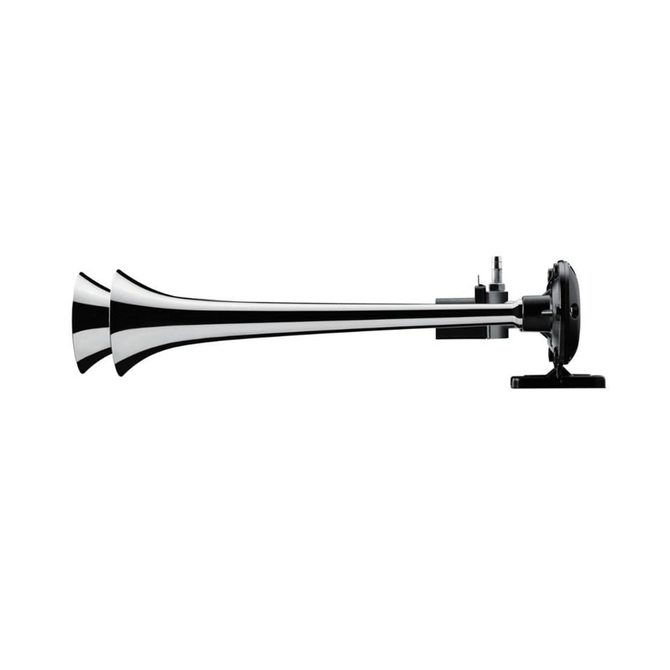 HELLA 12V 2'Lİ HAVALI KORNA DÜZ SES KROM