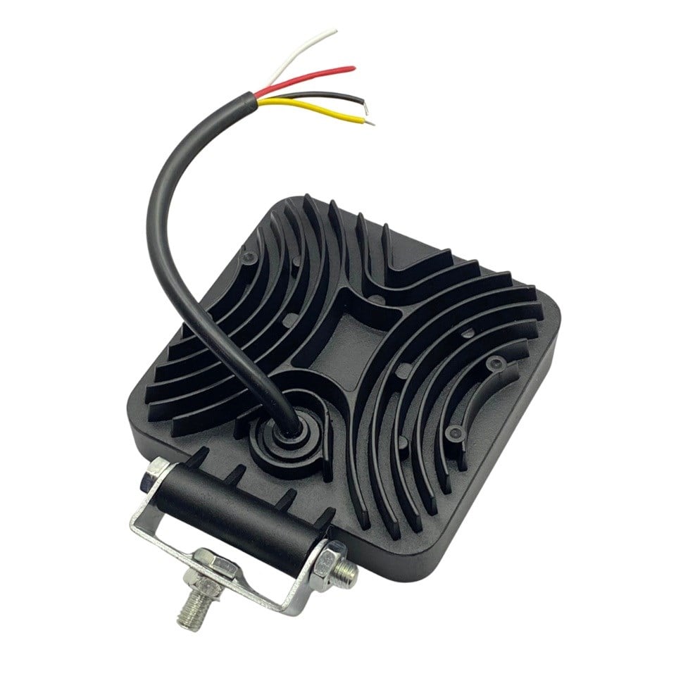 10V-48V OFF-ROAD LAMBA KARE 27W (9 LEDLİ) (FONKSİYONLU BEYAZ-SARI-GÜNDÜZ SÜRÜŞLÜ) (74*98 MM)