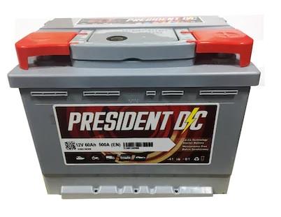 PRESIDENT 12V 60 AH AKÜ 500 A (EN) (242*175*190)