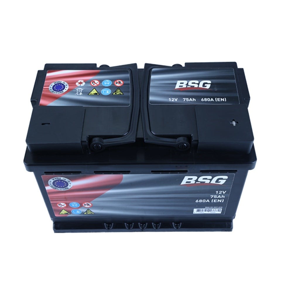 BSG 12V 75 AH AKÜ 680 A (EN) (278*175*190) (TIRNAKSIZ)