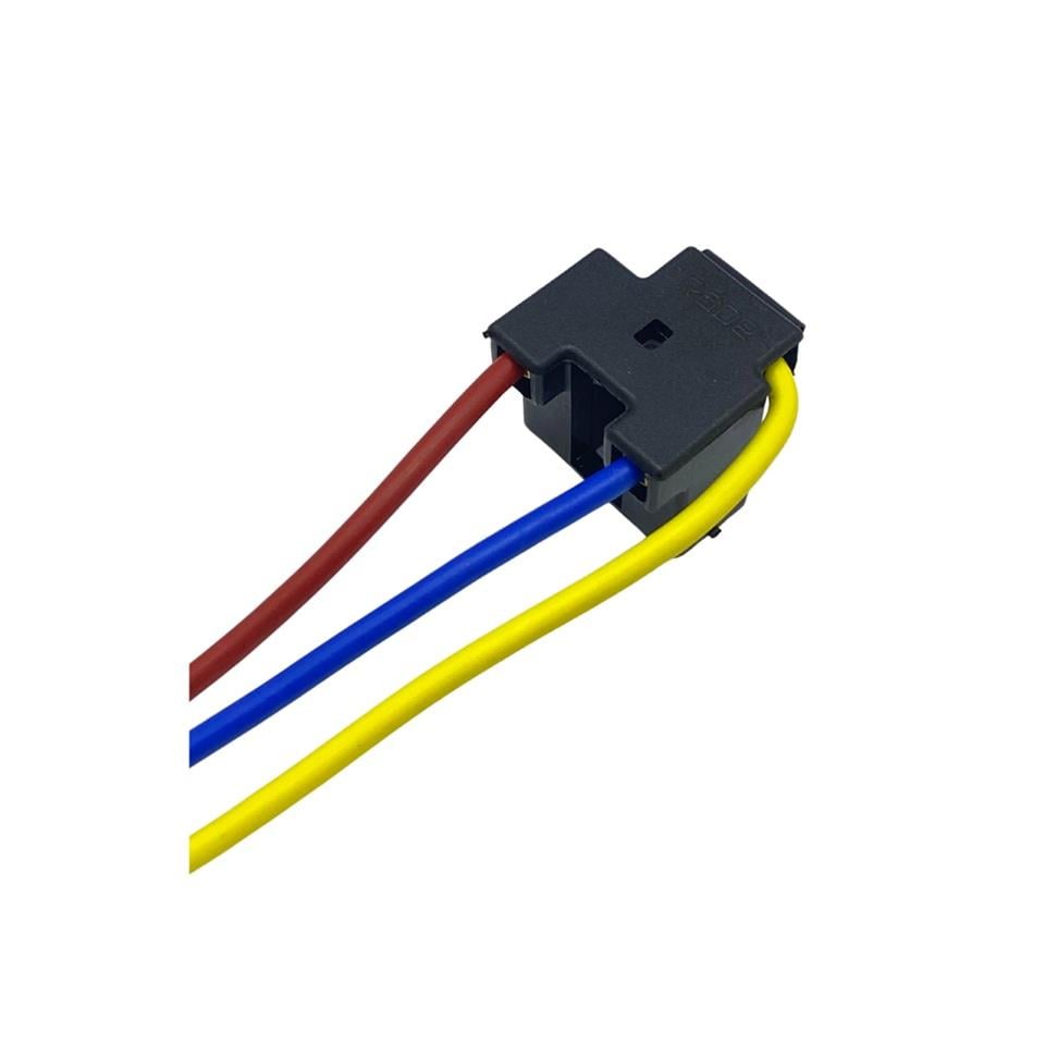 RADE ATOM FAR FİŞİ (H4 AMPUL SOKETİ) (LEHİMLİ 1.5 MM KABLOLU)