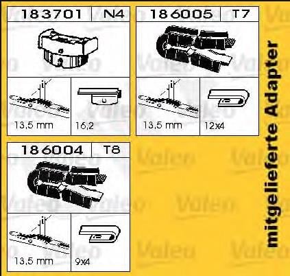 SWF SİLECEK SÜPÜRGESİ 650 MM (6 MM VİDALI-DAR-GENİŞ KANCALI)