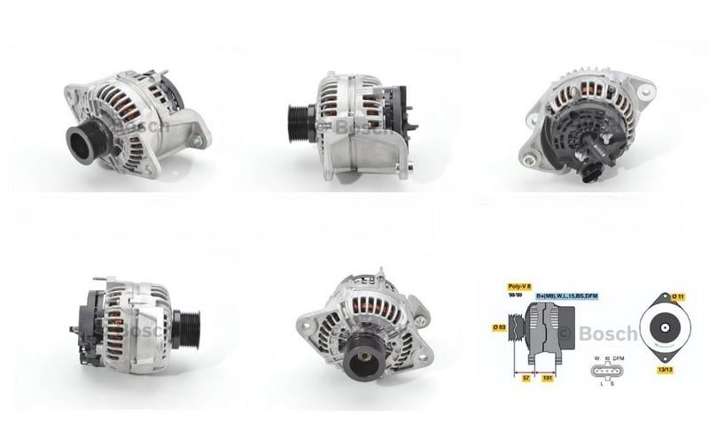 BOSCH 24V ALTERNATÖR DİNAMO 110 A (5 FİŞ SOKETLİ) (W-L-15-S-DFM) RENAULT-VOLVO