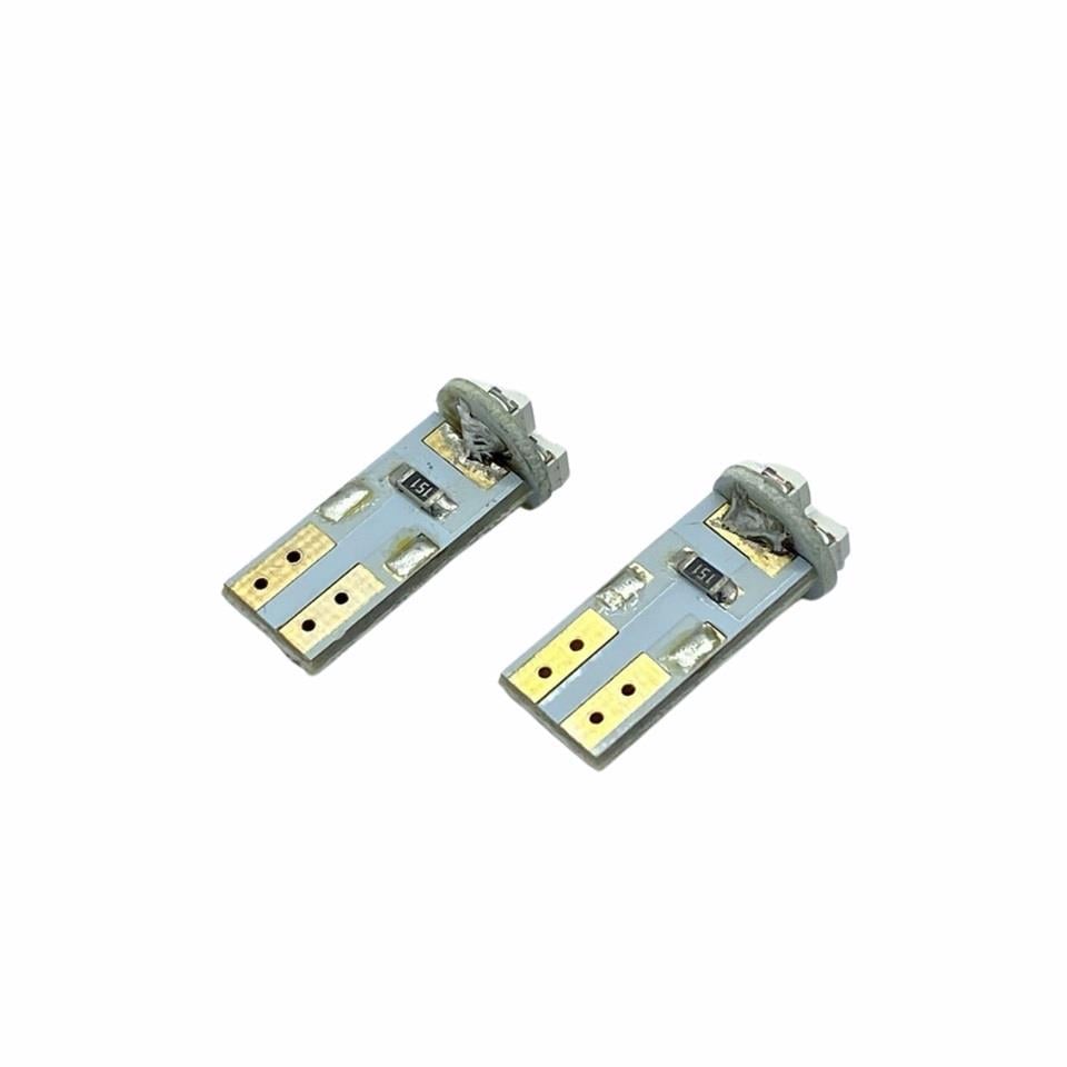 12V DİPSİZ AMPUL T10 (4 LEDLİ) SARI SMD (2 AD)