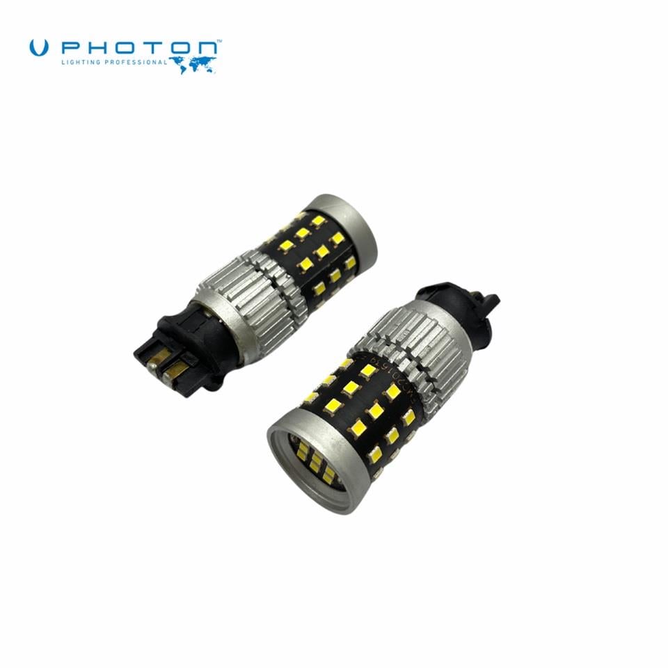 PHOTON 12V GÜNDÜZ SÜRÜŞ AMPULÜ 15 LEDLİ BEYAZ (PW24W) (2 AD)