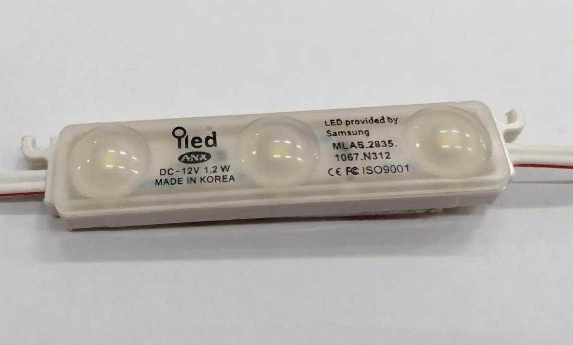 12V PARMAK LAMBA 3-LEDLİ (SAMSUNG LED) BEYAZ