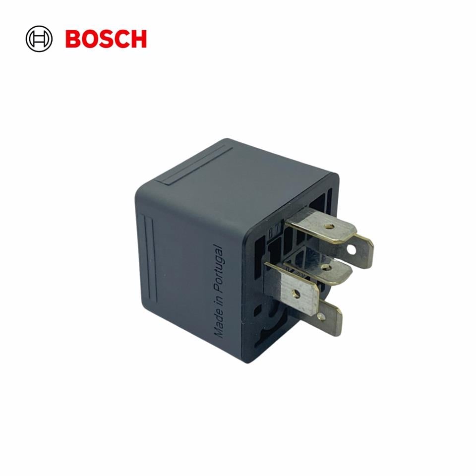 BOSCH 12V RÖLE 5 UÇLU 20/30A (ÇİFT PLATİN) (87a) (DİYOTLU)
