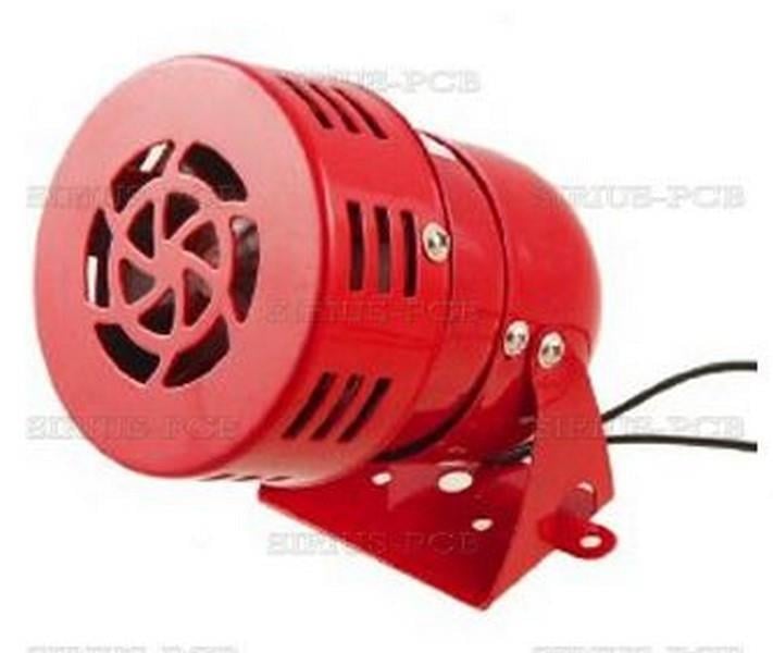 220V MİNİ METAL SİREN KIRMIZI 40W 105dB