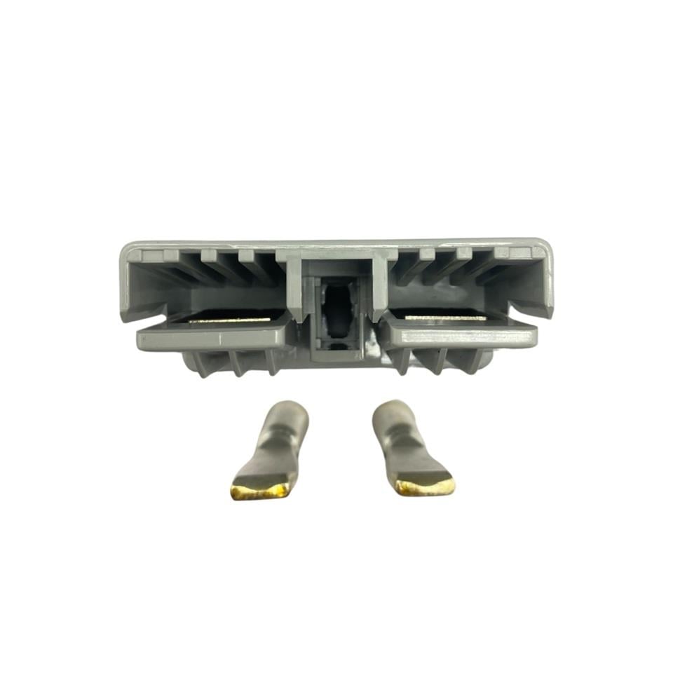600V ELEKTRİKLİ FORKLİFT AKÜ SOKETİ 320 A 70 MM (GRİ) (ÇAP:85 BOY:125 MM)