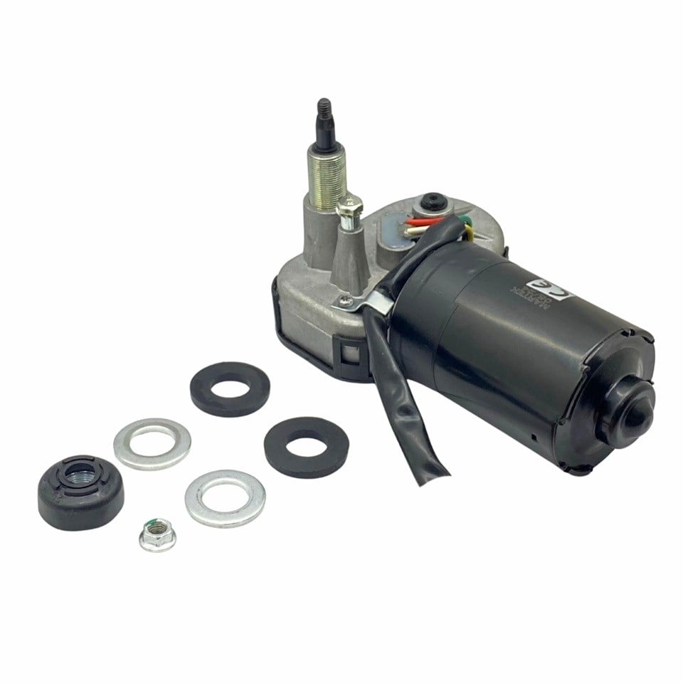 12V SİLECEK MOTORU TEK MİLLİ 90° KABİN