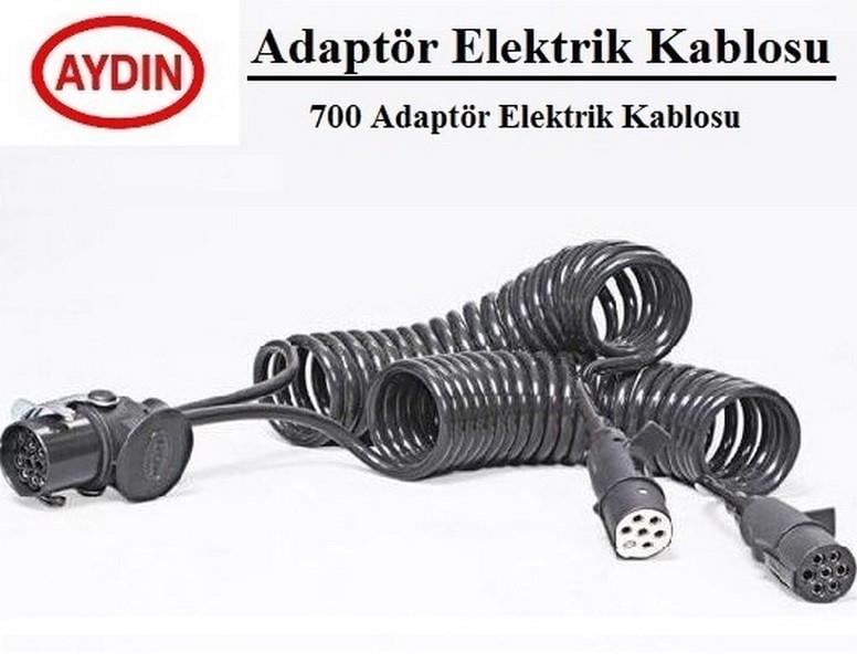 AYDIN TIR DORSE ELEKTRİK KABLOSU 7'Lİ X 2 (3'LÜ) (ADAPTÖR) (13 KABLOLU) (4.5 MT) PLS 