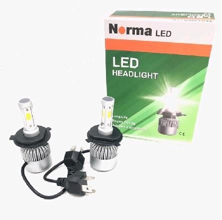 NORMA 24V H4 LED XENON FAR AMPUL SETİ 6000K 8000 LÜMEN (COB LED) 