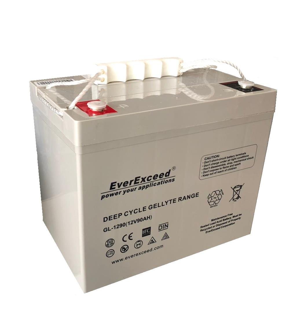 EVEREXCEED 12V 90 AH JEL AKÜ (260*169*215) (23 KG)