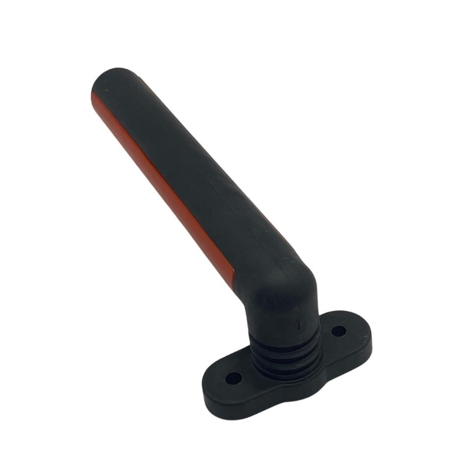 12V-24V DORSE DIŞ İŞARET BOYNUZ LAMBASI (NEON LEDLİ) KIRMIZI-BEYAZ (160 MM)