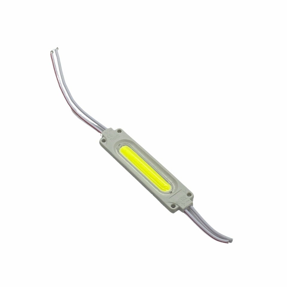 12V PARMAK LAMBA NEON LEDLİ KABLOLU BEYAZ (?*? MM) (1 AD)