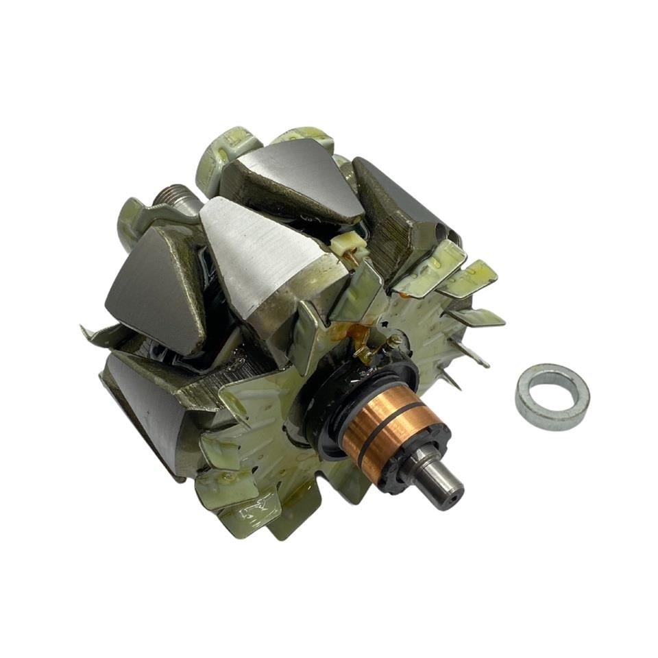 24V ALTERNATÖR ROTOR MITSUBISHI TİPİ 100 A (ARKA MİL 10 MM) DORUK OTOBÜS