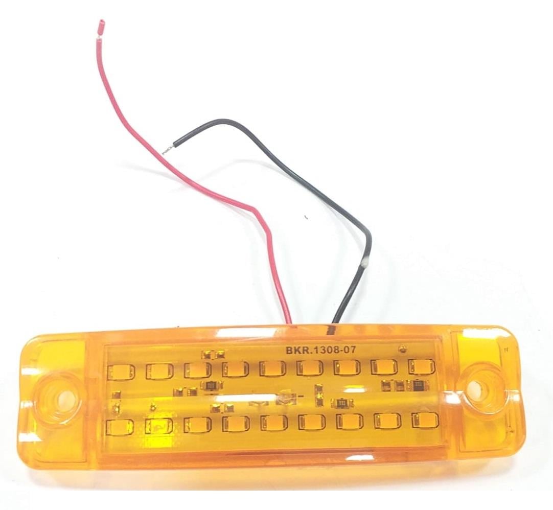 24V PARMAK LAMBA 18-LEDLİ  SARI (102*28 MM) 