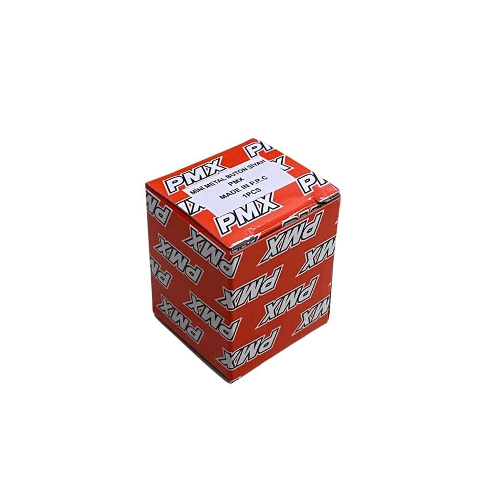 METAL BUTON MİNİ (FİŞLİ) (16 MM) SİYAH