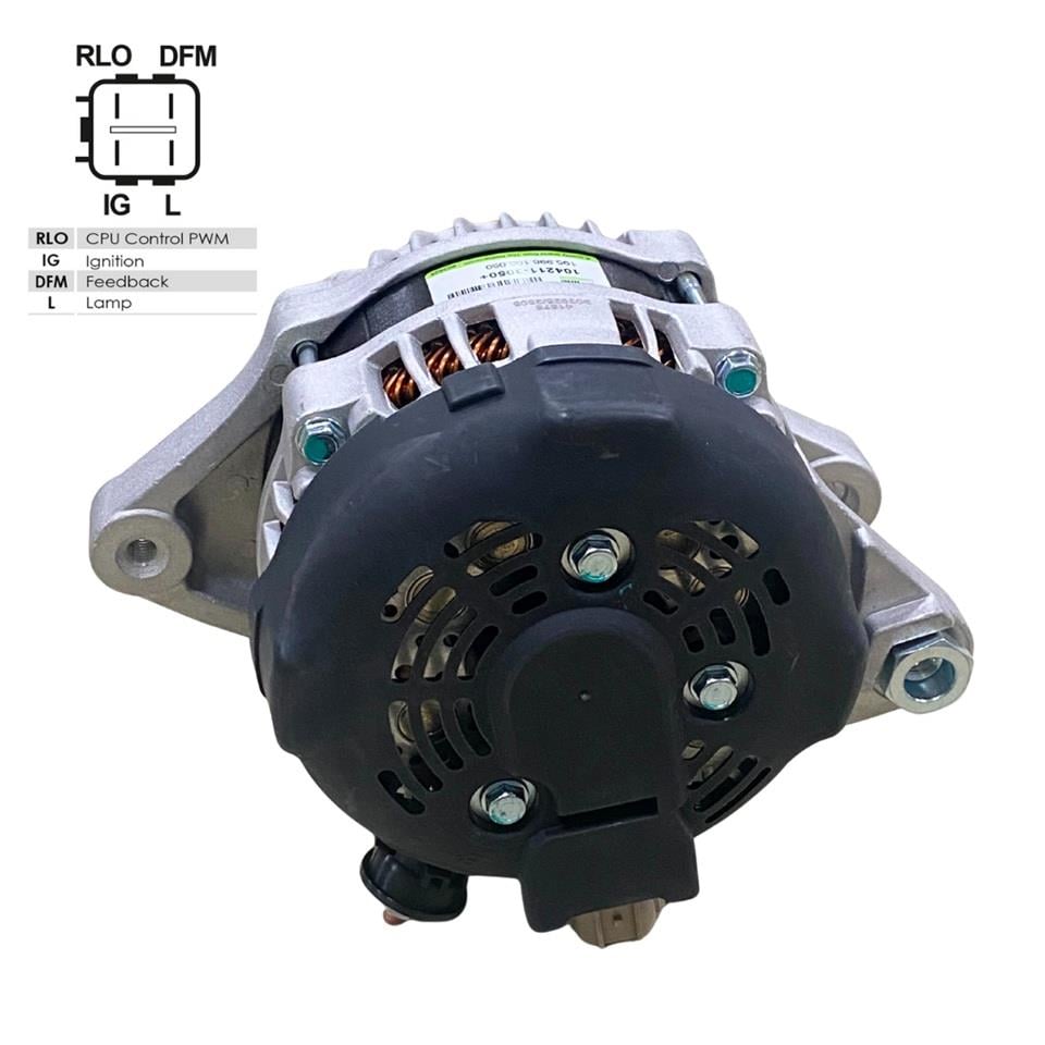 12V ALTERNATÖR DİNAMO 100 A (SOKETLİ 4 FİŞLİ) (RLO-DFM-IG-L) TOYOTA AURIS/AVENSIS/COROLLA/RAV4 III
