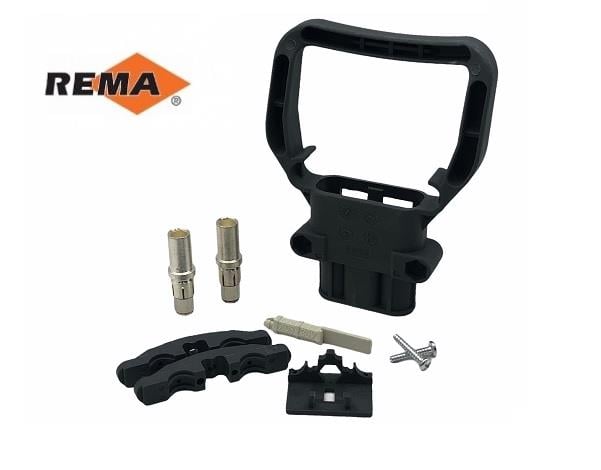 ELEKTRİKLİ FORKLİFT AKÜ SOKETİ 80 A 25 MM (DİŞİ BÜYÜK) (KOLLU)
