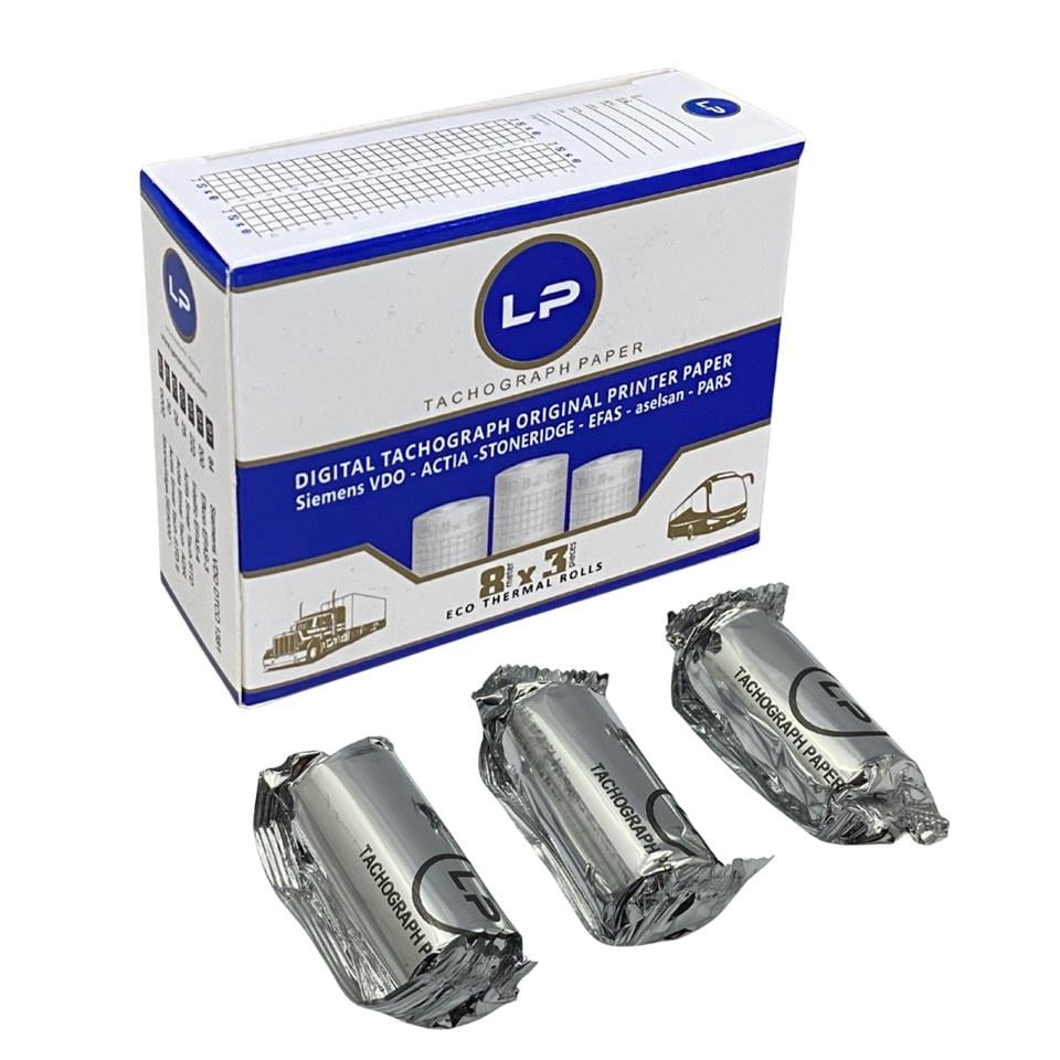 DIGITAL TAKOGRAF KAĞIDI (8 MT X 3 AD) SIEMENS-VDO-ACTIA-STONERIDGE-EFAS-ASELSAN-PARS