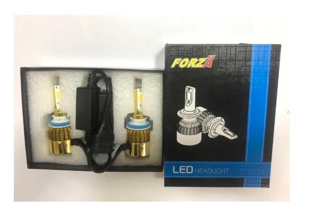 9V-32V H11 COB LED XENON FAR AMPUL SETİ SARI/GÜN IŞIĞI/BEYAZ 8000 LÜMEN