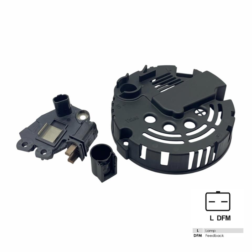 VALEO 12V KÖMÜRLÜ KONJEKTÖR (2 FİŞ SOKETLİ) (L-DFM) DACIA DUSTER/LOGAN-RENAULT CLIO/KANGOO/MEGANE
