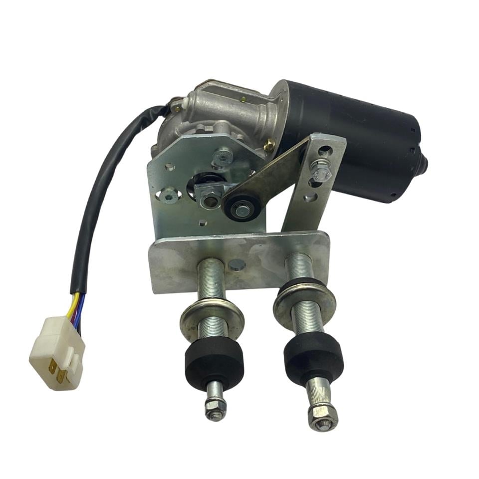 24V SİLECEK MOTORU MEKANİZMALI ÇİFT MİLLİ 50/60 (AÇIK)